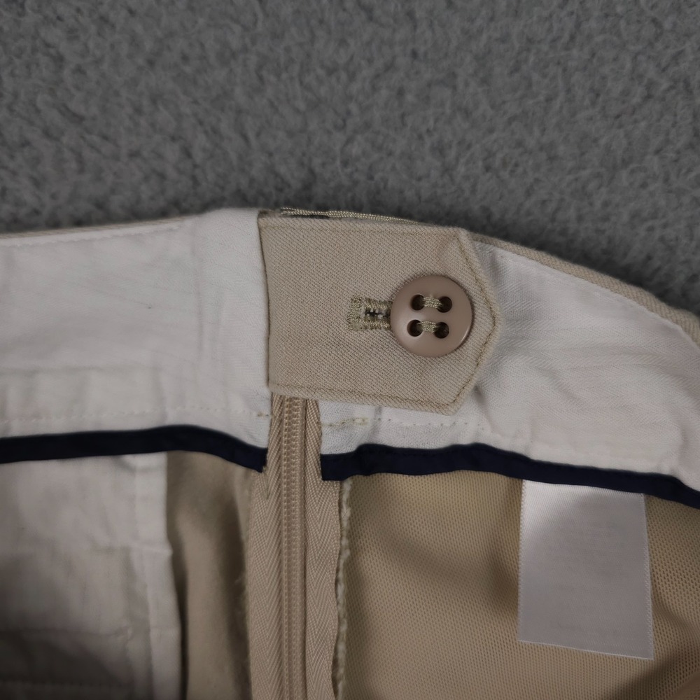 Talbots Pants Womens 6 Khaki Beige Heritage Ankle Stretch Side Zip Career Office - Picture 12 of 13